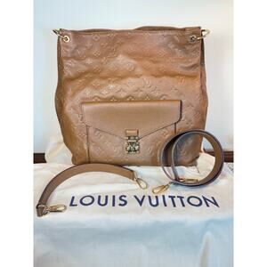 Louis Vuitton Matis Hobo Empreinte Leather 2 Way Bag w/Gold Hardware Excellent